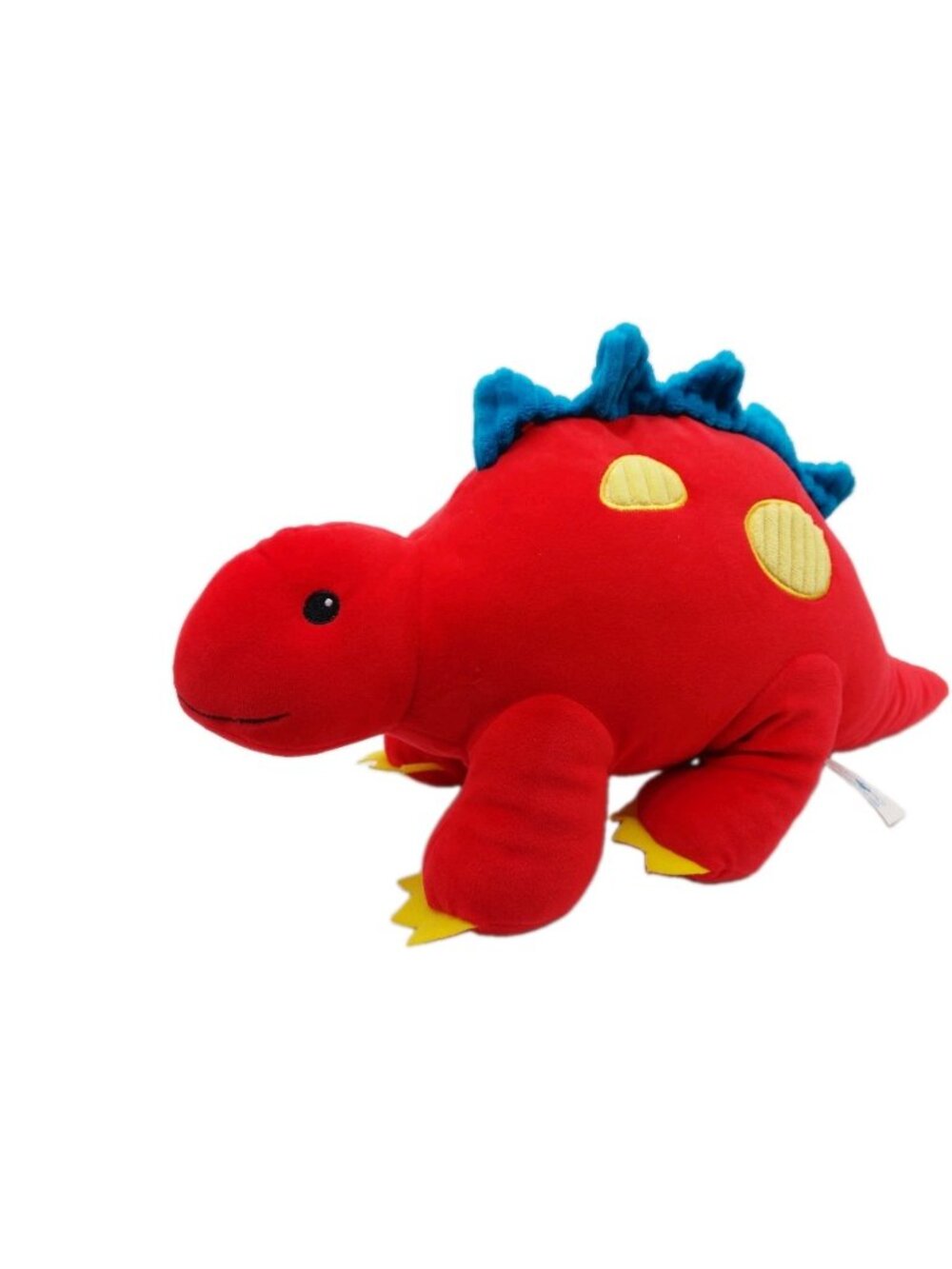 Hug Fun Red Blue Yellow Dinosaur Plush Stuffed Animal 15”